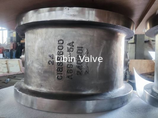 Valvola di controllo a doppio disco in acciaio inossidabile duplex