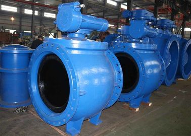 AWWA DN1000 Valvola a sfera eccentrica a colori personalizzati, Valvola a sfera di ferro duttile anti-inquinamento